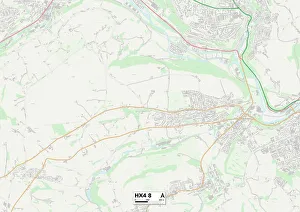 Stony Lane Gallery: Calderdale HX4 8 Map