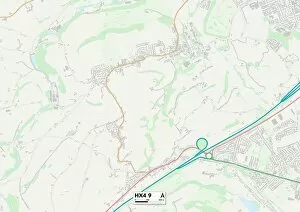 Calderdale HX4 9 Map