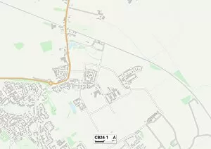 Cambridge CB24 1 Map