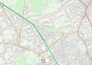 Milton Avenue Gallery: Camden N6 5 Map