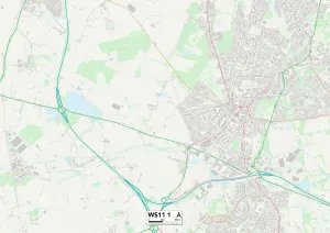 Woodhaven Gallery: Cannock Chase WS11 1 Map