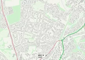 Redhill Road Gallery: Cannock Chase WS11 5 Map