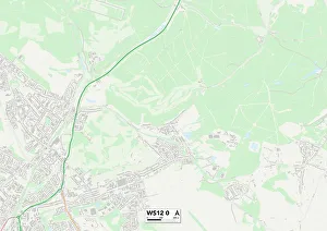 Warren Close Gallery: Cannock Chase WS12 0 Map