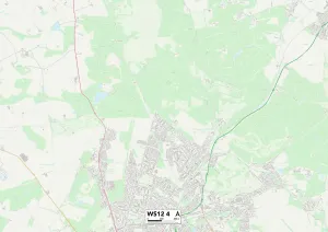 Station Road Gallery: Cannock Chase WS12 4 Map