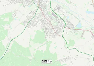 St Michaels Drive Gallery: Cannock Chase WS15 1 Map