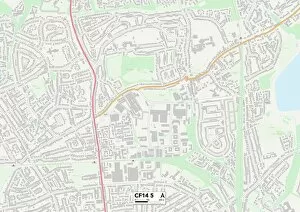 The Close Gallery: Cardiff CF14 5 Map