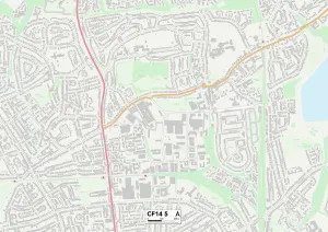 The Close Gallery: Cardiff CF14 5 Map