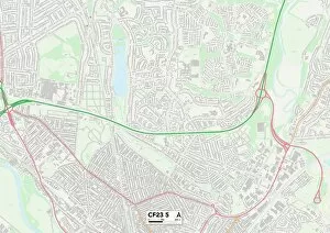 Windermere Avenue Gallery: Cardiff CF23 5 Map