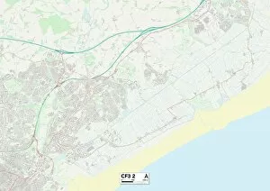 Cardiff CF3 2 Map