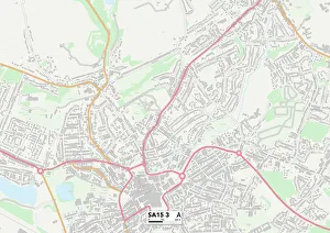 Miles Street Gallery: Carmarthenshire SA15 3 Map