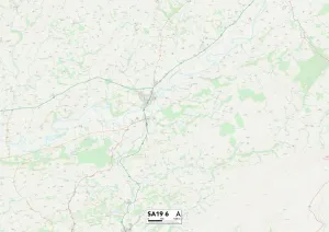 Clarence Road Gallery: Carmarthenshire SA19 6 Map