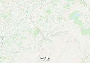 Castle Close Gallery: Carmarthenshire SA19 9 Map