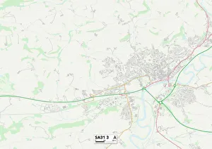 College Road Gallery: Carmarthenshire SA31 3 Map