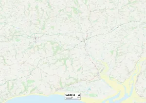 Cliff Road Gallery: Carmarthenshire SA33 4 Map