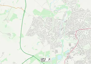 Stoke Road Gallery: Central Bedfordshire LU7 2 Map