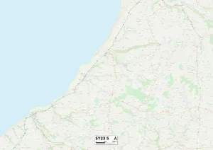 James Close Gallery: Ceredigion SY23 5 Map