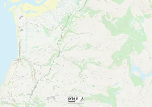 Cliff Road Gallery: Ceredigion SY24 5 Map