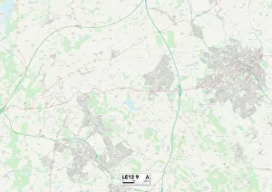 Brookside Close Gallery: Charnwood LE12 9 Map