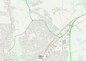 Bridport Road Gallery: Chelmsford CM1 6 Map
