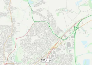 Weymouth Road Gallery: Chelmsford CM1 6 Map