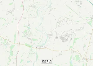 James Close Gallery: Cherwell OX25 5 Map