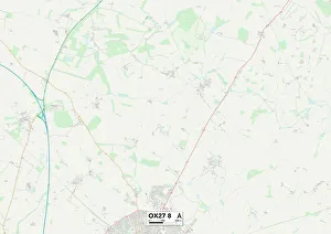 Castle Close Gallery: Cherwell OX27 8 Map