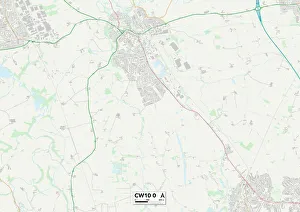 Manor Crescent Gallery: Cheshire East CW10 0 Map