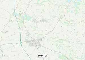 Cheshire East CW4 8 Map