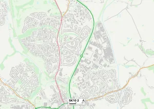 Manor Crescent Gallery: Cheshire East SK10 2 Map