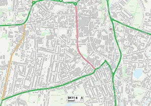 Sunderland Street Gallery: Cheshire East SK11 6 Map