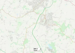 Beech Road Gallery: Cheshire East SK9 7 Map