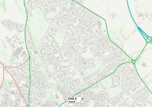 Keswick Close Gallery: Cheshire West and Chester CH2 2 Map