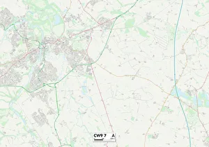 Parkfield Road Gallery: Cheshire West and Chester CW9 7 Map