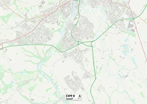 Meadow Grove Gallery: Cheshire West and Chester CW9 8 Map