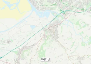 UK Maps Gallery: Cheshire West and Chester WA6 7 Map