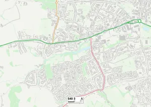 Richmond Close Gallery: Chesterfield S40 3 Map
