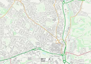 Spa Lane Gallery: Chesterfield S41 7 Map