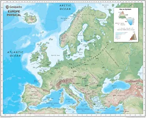 Childrens Physical Europe Map Childrens Physical Europe Map