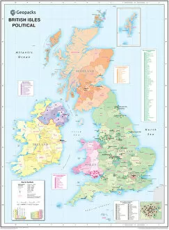 Population Collection: Childrens Political British Isles Map
