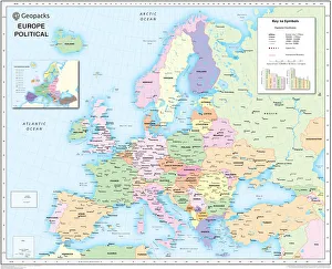 Childrens Political Europe Map Childrens Political Europe Map