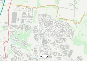 Bridgend Gallery: Chorley PR7 7 Map
