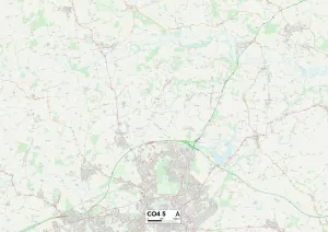 Wick Road Gallery: Colchester CO4 5 Map