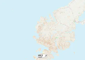 Comhairle Nan Eilean Siar Gallery: Comhairle nan Eilean Siar HS2 9 Map