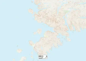 Comhairle Nan Eilean Siar Gallery: Comhairle nan Eilean Siar HS3 3 Map