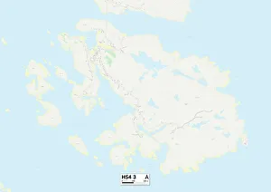 Comhairle Nan Eilean Siar Gallery: Comhairle nan Eilean Siar HS4 3 Map