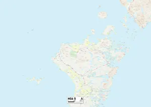 Comhairle Nan Eilean Siar Gallery: Comhairle nan Eilean Siar HS6 5 Map