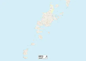 Comhairle Nan Eilean Siar Gallery: Comhairle nan Eilean Siar HS9 5 Map