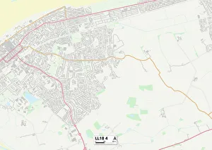 Fern Close Gallery: Conwy LL18 4 Map