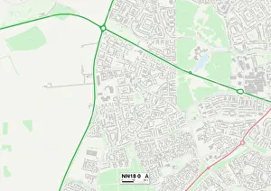 The Lawns Gallery: Corby NN18 0 Map