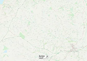 Brookside Close Gallery: Cornwall PL15 8 Map